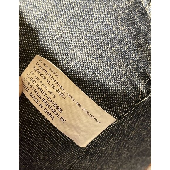 Harley Davidson 1993 Biker Pig Plush 15" Tall Vintage - Picture 8 of 11